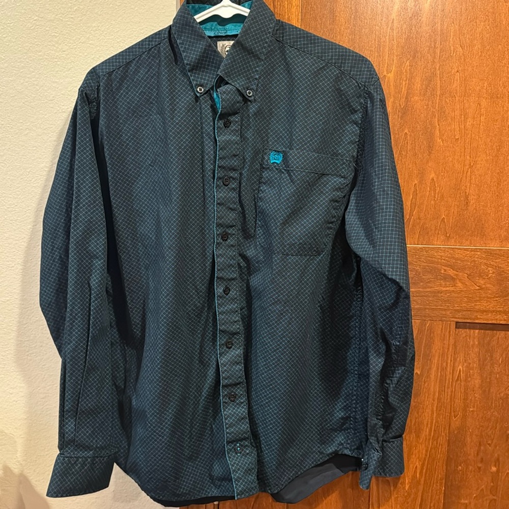 Mens XS Cinch button down